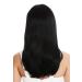 WIG ME UP MA116-1 Women's Long Straight Black Wig with Bangs - Retro 50s Style eCommerce Shipping Worldwide - Buy Online on SooperMarket.com