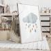 Happyarts A4 Poster Set - Hand-Painted Boho Sun Rainbow & Cloud Decor for Kids' Room | Perfect Baby Room Wall Art - Buy Online on SooperMarket.com