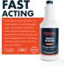 Quick-Acting Liquid Drain Opener - Dissolves Grease Hair Food & More - Safe for All Pipes - 32 oz | Non-Fuming & No Acid Odors - Buy Online on SooperMarket.com