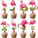 Tropical Flamingo Cupcake Toppers - Buy Online on SooperMarket.com