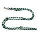 Dogeline Double leash Practice line for medium dogs up to 45 kg over 39 colors very stable (2.80 m seattle) 2.80 m black and blue-green-white