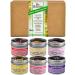 direct&friendly Organic Small Farm Garden Gift Set Flower Bar with 6 different organic flowers Farm Garden 6 pieces (1 pack)