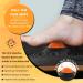 Standing Desk Mat Balance Board with Rollerball  Wooden Wobble Anti Fatigue Mat Ergonomic Design  Office Comfort Floor Mat to Relieve Foot  Knee  and Back Pain  Non-Slip Bottom A: Medium Black ( 21 Inch ) - Buy Online on SooperMarket.com
