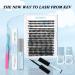 300 Pcs Individual Lash Clusters 9-16mm Mix Length DIY Extension - Dramatic Volume & Easy Self Application at Home - C-Mix 50D - Buy Online on SooperMarket.com