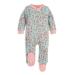 Burt's Bees Baby Sleep & Play Organic One-Piece Romper-Jumpsuit Pj Zip Footie 0 Months Ditsy Floral