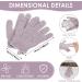 Sibba Exfoliating Gloves - Natural Loofah Bathing Gloves for Body and Face - Double Sided Shower Body Gloves - Dead Skin Remover - Purple - Buy Online on SooperMarket.com