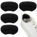 WLLHYF Heel Pads 2 Pairs Self-Adhesive Shoe Heel Repair Shoe Anti-Slip Heel Grips Liner Cushions Inserts Inside Shoe Patches Heel Protectors for Loose Shoes Women Men (Black)