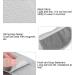Breathable Neck Wrap for Pain Relief - Light Gray Collar Bandage for Moxibustion Care - Buy Online on SooperMarket.com
