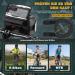 XIQI Handlebar Pocket Bike Bag - 3in1 Waterproof Bicycle Bag with Cell Phone Holder for E-Bikes | Removable Shoulder Strap & Handlebar Adapter - 4L Silver - Buy Online on SooperMarket.com
