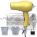 Portable Travel Hair Dryer  Mini Blow Dryer 1200W with Folding Handle & 125/250V Dual Voltage  with Concentrator & Diffuser Attachment