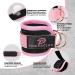 Powerfeng Ankle Strap Cable Machine - Pink Pair for Gym Glute Kickback & Leg Workout - Buy Online on SooperMarket.com