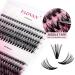 DIY Eyelash Extensions - 200pcs D Curl Mixed Tray (8-16mm) | Reusable & Natural Flare Lashes - Buy Online on SooperMarket.com