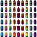 1275-Piece Nail Art Stencil Set - French Tip Guides, Stickers, Vinyl Sheets - Buy Online on SooperMarket.com