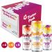 FHIRST Living Soda Taster Pack | Probiotic/Prebiotic Soda for Gut Health| Ginger Mandarin Cherry Vanilla & Passion Fruit Flavours | Zero Sugar or Sweetener | Mix pack - 12 x 330ml - Buy Online on SooperMarket.com