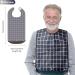 Adult Bib 3 Pcs Adult Bibs for Seniors Reusable Clothing Protector with Crumb Catcher for Eating Washable Waterproof Large Feeding Adult Bibs for Men Women Elderly Senior - Buy Online on SooperMarket.com