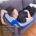 Tesion Acupressure Mat and Pillow Set Massager Cushion Ideal for Back/Neck Pain Relief and Muscle Relaxation Relieves Stress and Sciatic Pain. Bule - Buy Online on SooperMarket.com