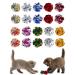 Molain Cat Crinkle Ball Toys 20 Pieces Colorful Cat Toy Balls Cat Play Toy Indoor Cats Interactive Ball Toy Large Ball Toy for Cat Kitten 6 cm/2.36 inch