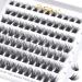 EMEDA Lash Clusters D Curl Clusters Lashes DIY Lash Extensions Individual Lash Clusters 8mm-14mm Eyelash Clusters Reusable Soft Lashes Cluster Eyelashes