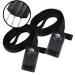 10 FT Sports Lockable Tie Down Strap, 2 Pack Upgraded Locking Tie Downs with 3 Stainless Steel Cables, Car Roof Rack Straps for Taking Surfboard, Paddle Boards, Kayak, Bike, Canoes