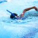 Kraken Aquatics Swim Snorkel - Adult Center Mount for Lap Swimming | Comfortable Silicone Mouthpiece | One-Way Purge Valve | Blue - Buy Online on SooperMarket.com