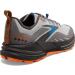 Brooks Cascadia 16 Men's Trail Running Shoe - Oyster Mushroom/Alloy/Orange - Size 12 - Buy Online on SooperMarket.com