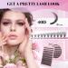 DIY Lash Extension Kit with D Curl Cluster Lashes for Home - Lash Bond, Seal, and Applicator Tool Included - Individual Eyelashes - B&Q - 1 Pack - Buy Online on SooperMarket.com