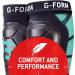 G-Form Pro-S Vento CE Football Shin Guards Black/Mint L | Lightweight Protection for Soccer Players - Buy Online on SooperMarket.com