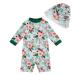upandfast Baby Girls Swimsuit Baby Swimming Costume UV Baby Girls' Swimwear with Snap Bottom UPF 50+ Sun Protection 3-6 Months Pink Flower