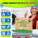 HOMERHYME Eco-Friendly Laundry Detergent Sheets - Fresh Linen Scent 200 Loads Plastic Free Hypoallergenic Travel & Home Use - 100 Strips - Buy Online on SooperMarket.com