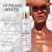 Shimmer Body Oil - Pearl White Highlighter & Illuminator | Glow & Brighten | 4 Color Makeup Glitter Oil with Brush - Buy Online on SooperMarket.com