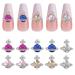 WLLHYF 10Pcs Planet Rhinestone Charms - Luxury 3D Saturn Nail Art Accessories for Women - Buy Online on SooperMarket.com