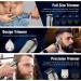 VIKICON Electric Beard Trimmer for Men - Waterproof Body Grooming Kit, Cordless Hair Clippers, Nose & Ear Trimmer - Rechargeable All in 1 Groomer & Mustache Shaver with Storage Case - Silver - Buy Online on SooperMarket.com