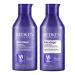 REDKEN Blondage Color Depositing Purple Shampoo & Conditioner Set For Blonde Hair | Hair Toner | For Blonde & Color Treated Hair | Neutralizes Brassy Tones In Blonde Hair | Citric Acid Shampoo & Conditioner 10.1 Fl. Oz (Pack of 2)