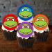 24 Ninja Turtle Cupcake Toppers Theme #1 Edible Ninja Turtle Cake Topper Ninja Turtles Birthday Decorations Ninja Turtle Cake Toppers Ninja Cake Decorations Ninja Turtle Party - Buy Online on SooperMarket.com