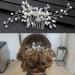 Bridal Flower Side Hair Clips Clysburtuony Pearl Hair Pieces Comb Bridal Headpiece for Brides Hair Comb Wedding Prom Birthday Party Hair Accessories (Style-A) - Buy Online on SooperMarket.com