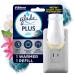 Glade PlugIn Plus Air Freshener Starter Kit, Scented Oil for Home and Bathroom, Aqua Waves, 0.67 Fl Oz, 1 Warmer + 1 Refill Aqua Waves 1 Count (Pack of 1)