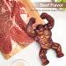 LUKITO Indestructible Dog Chew Toy - Real Beef - Aggressive Chewers - Large Dogs - Brown - Buy Online on SooperMarket.com