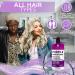 Purple Conditioner for Blonde Hair - Sulfate & Paraben Free Toner - Eliminate Brassy Tones for Color Treated Bleached Silver White & Gray Hair - Unisex Care - Buy Online on SooperMarket.com