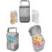LCY Insulated Baby Bottle Cooler Bag | Holds 4 Bottles | Grey & Pink Dots - Buy Online on SooperMarket.com
