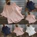 Cute Ruffle Sleeve Babydoll Top for Women - Casual Summer Tunic in Pink - Buy Online on SooperMarket.com