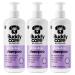 BuddyCare White dog shampoo lightening and brightening shampoo for dogs - deep cleaning freshly fragrant - with aloe vera and pro -vitamin B5 (500ml x3) white dog 500ml X3