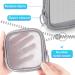 4-Piece Gray Mesh Travel Toiletry Bag Set - Portable Cosmetic Makeup Pouch with Zipper for Daily Accessories - Buy Online on SooperMarket.com