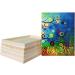 9x12 Wood Canvas 6-Pack - Framed Wooden Panel Boards for Painting and Pouring Crafts - Buy Online on SooperMarket.com