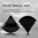 2 Pcs EVAOUXIU Triangle Powder Puff for Face Powder - Soft Plush Setting & Foundation Blender Sponge in Black - Buy Online on SooperMarket.com