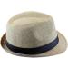Moonsix Classic Fedora Hat - Short Brim Panama Jazz Straw Cap for Men and Women in Beige - Buy Online on SooperMarket.com