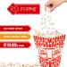 Poppy's Large Popcorn Boxes 200 Pack 46 Oz Concession-Grade Popcorn Buckets Popcorn Machine Accessories for Popcorn Bars Movie Nights Concessions - Buy Online on SooperMarket.com