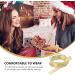 STOBOK 1pc Ribbon Glitter Bracelet Bangles Glitter Jelly Bangle Silicone Glitter Filled Jelly Bracelet Bowknot Jelly Bangle Bracelets Purple Women's Plastic Accessories Bagging Machine Golden 7.5x7.5cm - Buy Online on SooperMarket.com