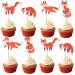 36 pieces Foxes Tortendendeko Birthday Foxes Cupcake Topper Wild Animal Muffin Decoration Foxes Birthday Cupcake Tortendeko Baby Shower Birthday Topic Cake Decorations Accorations Pattern 5-Foxes