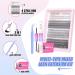 PHKERATA Individual Eyelashes DIY Extension Kit with Bond, Seal, and Tweezers | Wispy Cluster Lashes | 20D Bottom Wispy Mix Kit - Buy Online on SooperMarket.com