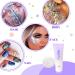Sularpek 50ml Face Glitter Gel - Hair & Body Sequins Shimmer Liquid Eyeshadow - Mermaid Glitter for Festival Makeup - White - Buy Online on SooperMarket.com